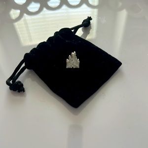 BBBrooke Apple Watch band button silver glitter Magic Kingdom Castle